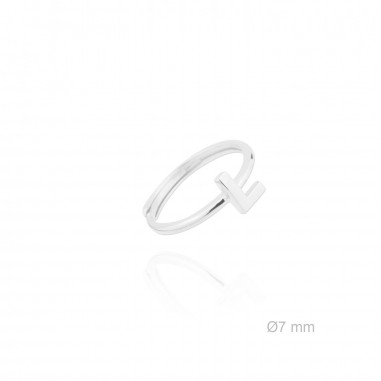 Silver ring | Letter L