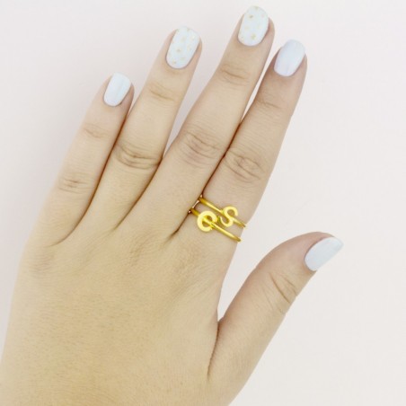 Silver ring | Letter C