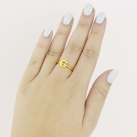 Silver ring | Letter G