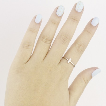 Silver ring | Letter I