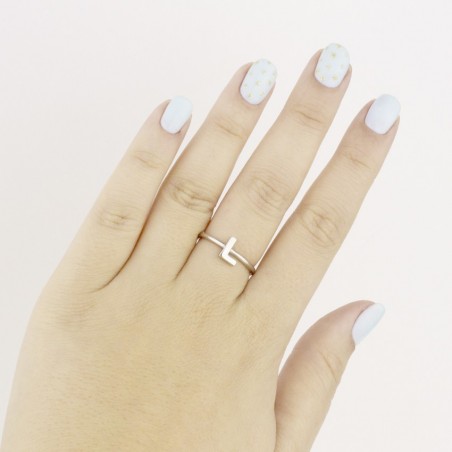 Silver ring | Letter L