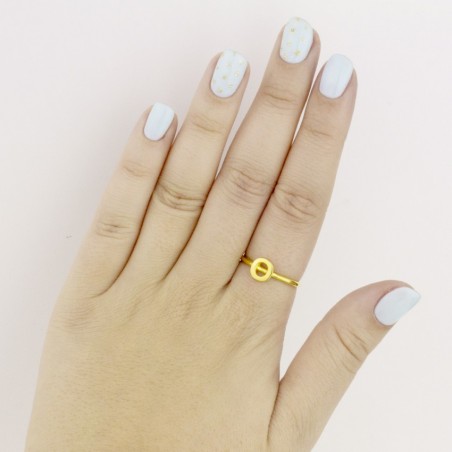 Bague en Argent | Lettre O