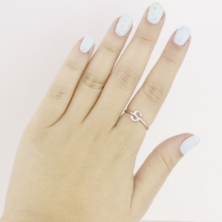 Bague en Argent | Lettre S