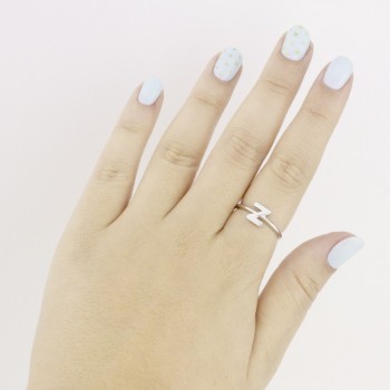 Silver ring | Letter Z 2