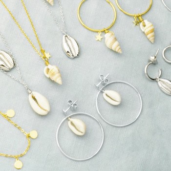 Silver Earrings with Mother... 2