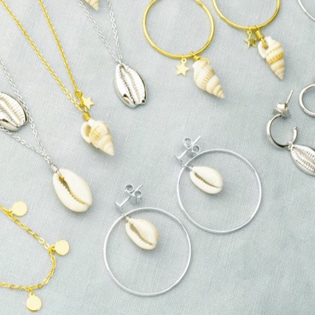 Silver Earrings with Mother of Pearls