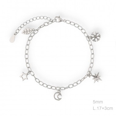 Bracelets Argent lisse