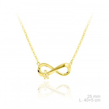 Silver Necklaces with Cubic...