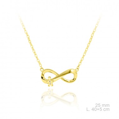 Silver Necklaces with Cubic Zirconium 