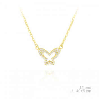 Silver Necklaces with Cubic...