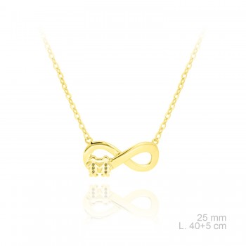 Silver Necklaces with Cubic...