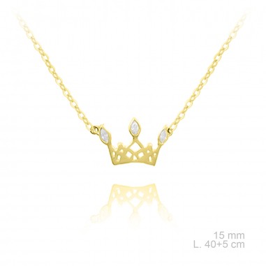 Silver Necklaces with Cubic Zirconium 