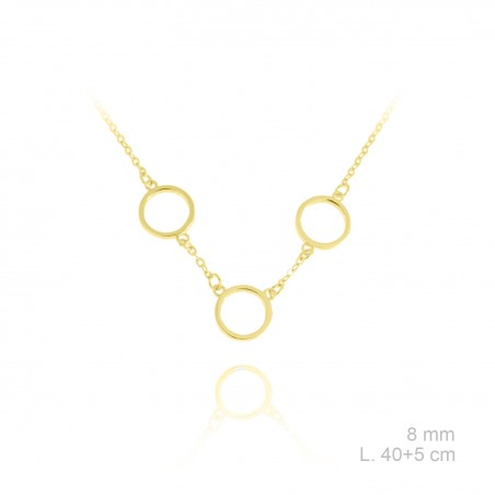 Silver Necklaces with Cubic Zirconium 