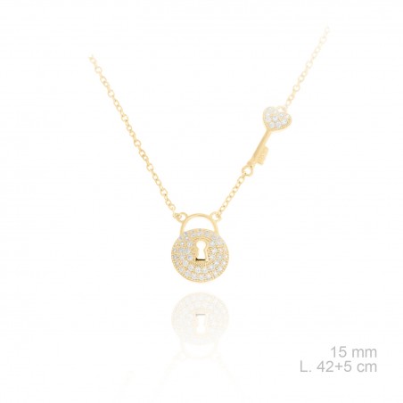 Gargantilla de Plata de Ley y circonitas