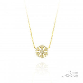 Silver Necklaces with Cubic...