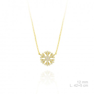 Silver Necklaces with Cubic Zirconium 