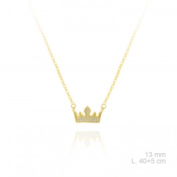 Silver Necklaces with Cubic...