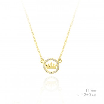 Silver Necklaces with Cubic...