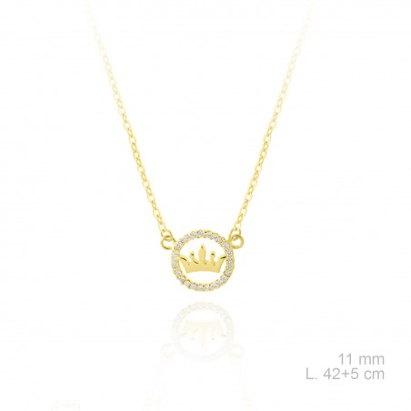 Silver Necklaces with Cubic Zirconium 