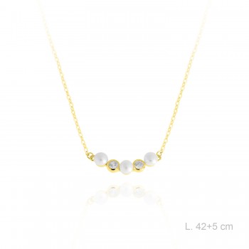 Silver Necklaces with Cubic...