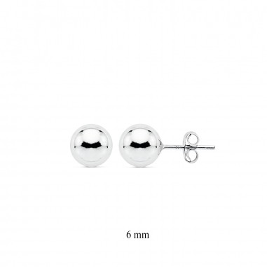 Boucles d'oreilles Argent lisse