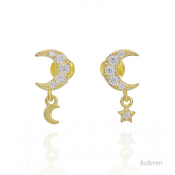 Boucles d'oreilles Zircons