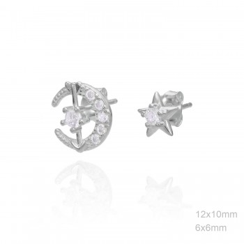 Boucles d'oreilles Zircons