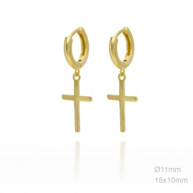 Boucles d'oreilles Argent lisse