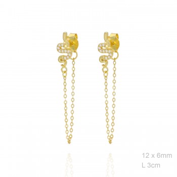 Boucles d'oreilles Zircons