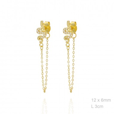 Boucles d'oreilles Zircons