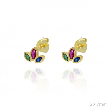 Boucles d'oreilles Zircons