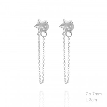 Boucles d'oreilles Argent...