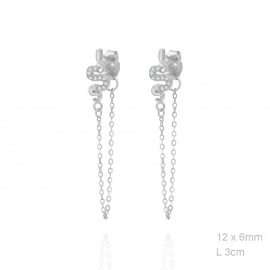 Boucles d'oreilles Zircons