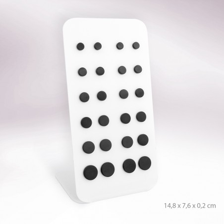 Display - 12 Stainless steel earrings