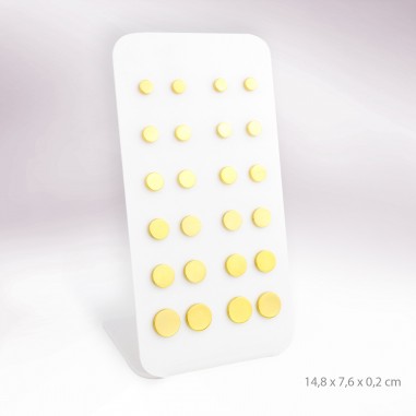 Présentoirs - 12 boucles d'oreilles en Acier