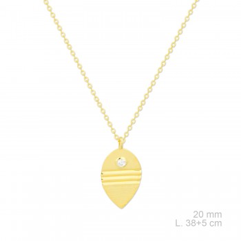 Silver Necklaces with Cubic...