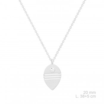 Silver Necklaces with Cubic...