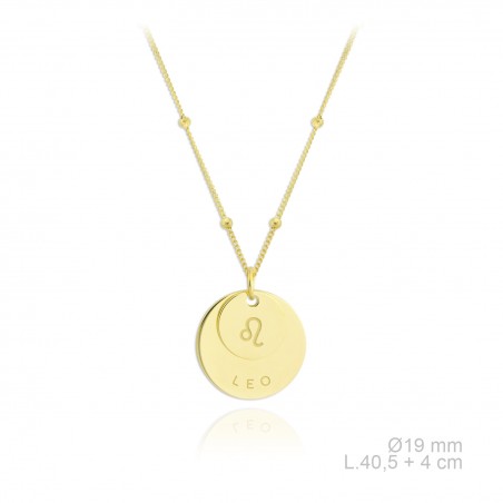 Gargantilla de Plata de Ley - Leo