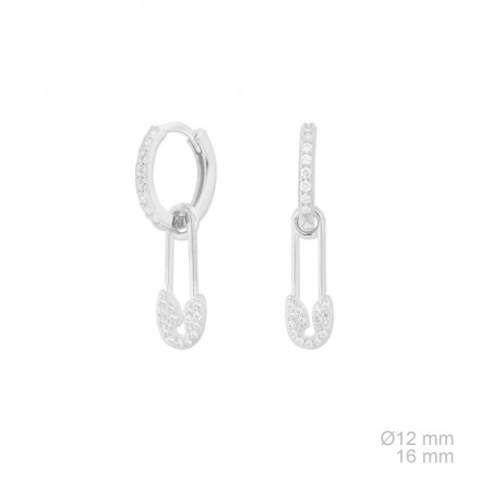 Pendientes Aro Imperdibles Circ.