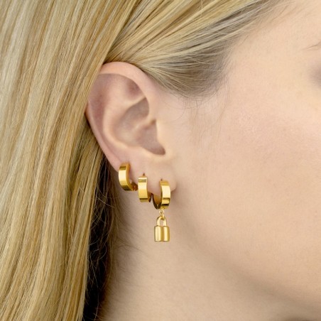 Expositor - 12 pendientes de Acero