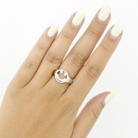 Bague en Argent avec oxyde de zirconium