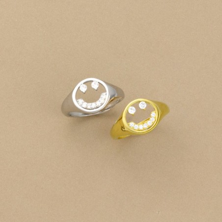 Bague en Argent avec oxyde de zirconium