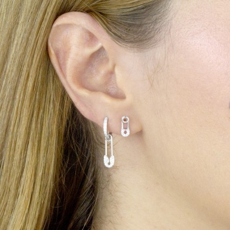 Pendientes Aro Imperdibles Circ.