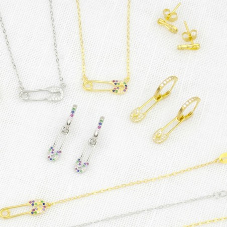 Pendientes Mini Imperdibles Circ