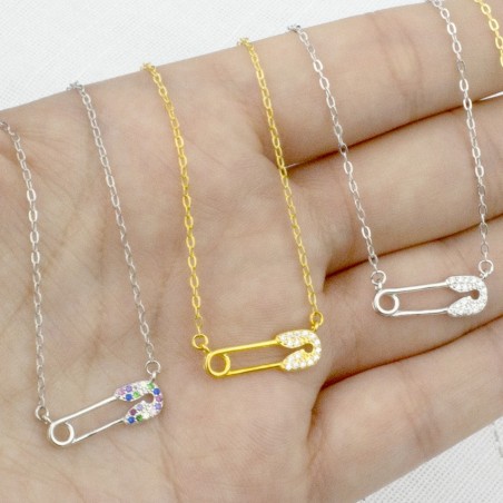 Sautoir en Argent avec oxyde de zirconium