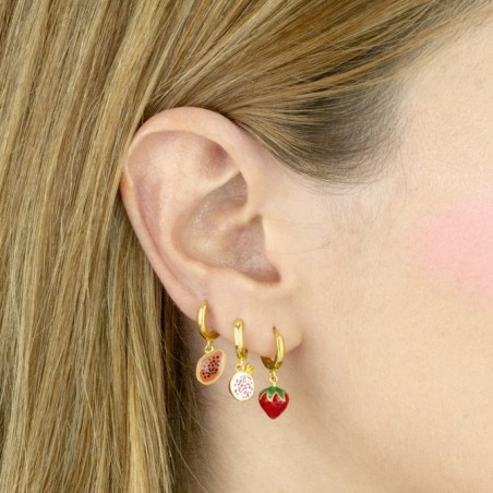 Pendientes Aro Fruits Fresas Do