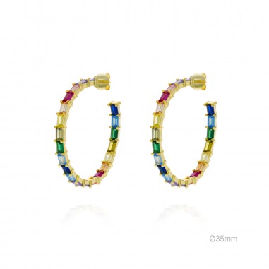 Boucles d'oreilles Zircons