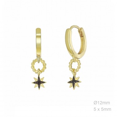 Boucles d'oreilles Zircons