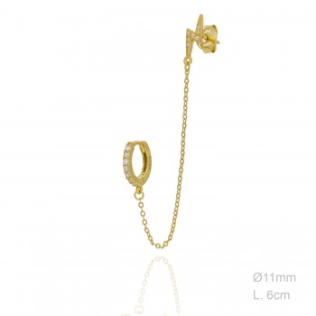 Boucles d'oreilles Zircons