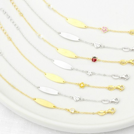 Pulsera de Plata de Ley 